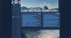 Desktop Screenshot of lupidelgransasso.it